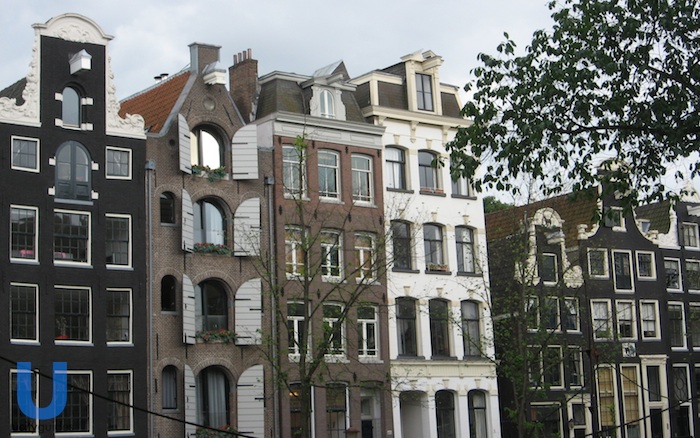 Prinsengracht canal architecture, Amsterdam