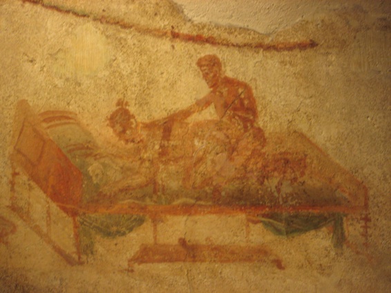 Erotic images in Pompeii
