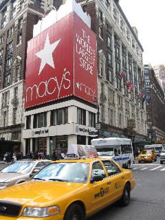 Shopping in Macy's, New York