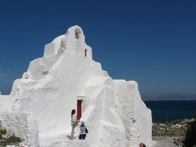 Mykonos church