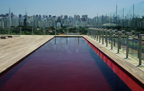 Rooftop pool, Sao Paulo