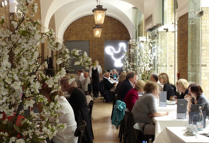 Saatchi Gallery cafe, London
