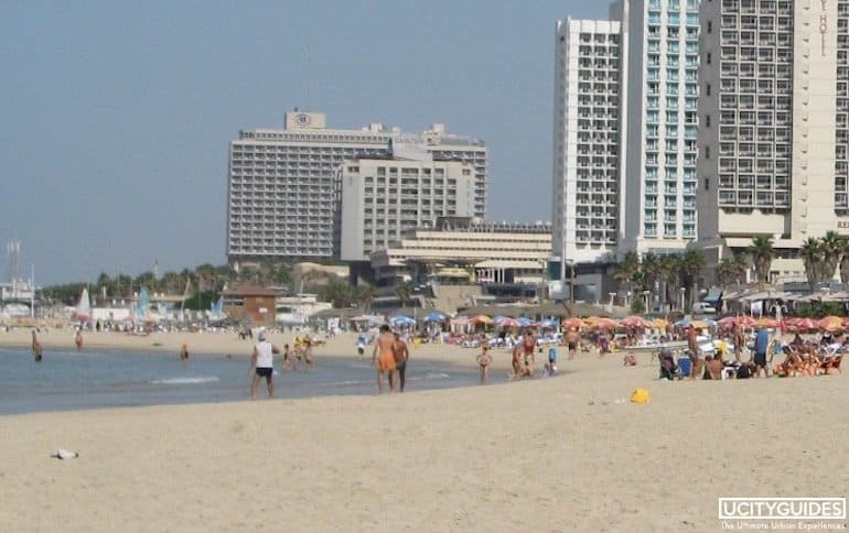 Пляж Хилтон В Тель-Авиве